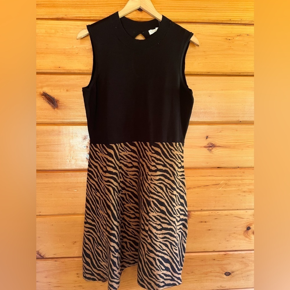 Rewind Mockneck Fit & Flare Sweater Dress XXL